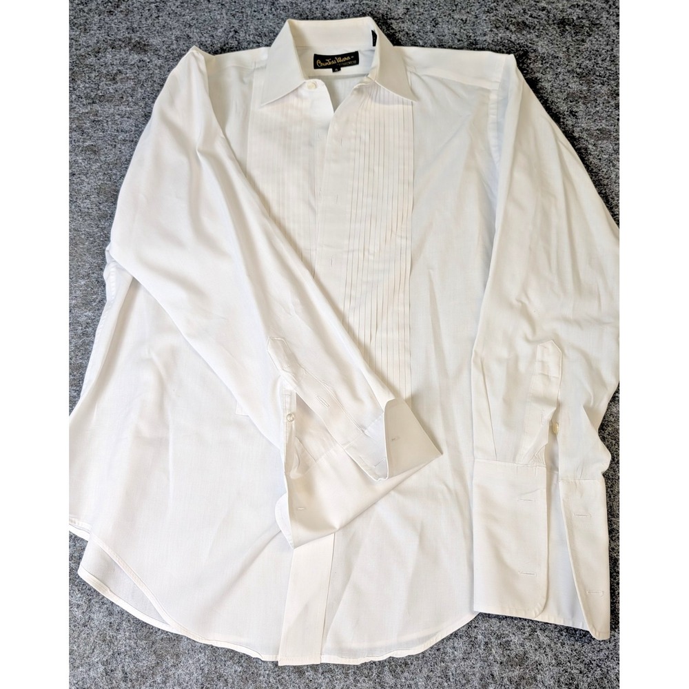 Countess Mara Evening Wear Pleated Tuxedo Men's Dress Shirt 16/33
